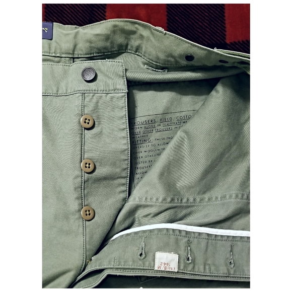 CUSTOMIZED POLO RALPH LAUREN DISTRESSED/REPAIRED MILITARY PANTS- 36"x30" - Picture 6 of 13